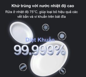 Khả năng diệt khuẩn đến 99,999%
