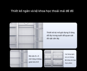 Thiết kế ngăn và kệ khoa học