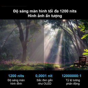 Độ sáng cho hình ảnh ấn tượng